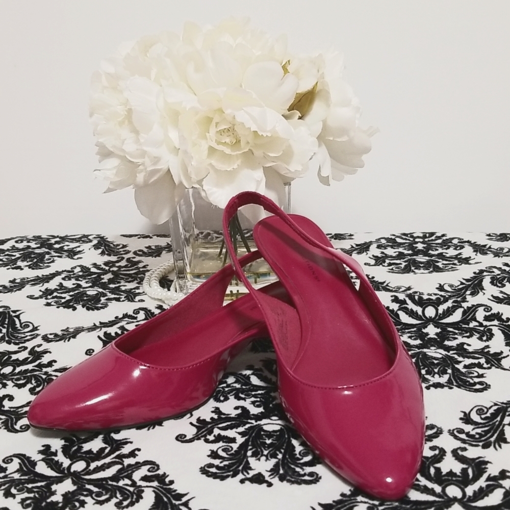 Women's Sling back Pointed Toe Kitten-heels Shoes Size 6 New/NWOT